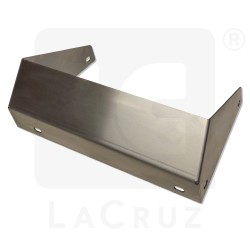 355173 - Left deflector lower fan Grégoire G60 - stainless steel