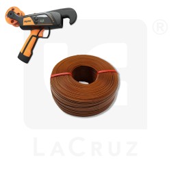 BBMRN80 - Bobina da 80 m di filo standard per legatrici elettroniche mod. F3X – Marrone., markets:  []string{"A", "B", "AU"}