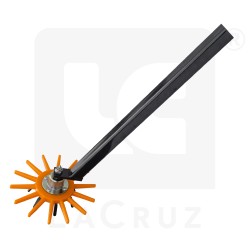 INTASA29A - Ø 29 cm horticultural finger weeder - orange